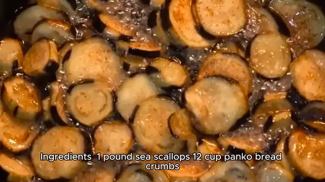 Video thumbnail for baked scallops recipe