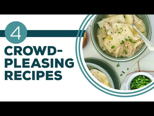 Video thumbnail for Full Episode Fridays: Cooking for a Crowd | 4 Crowd-Pleasing Recipes