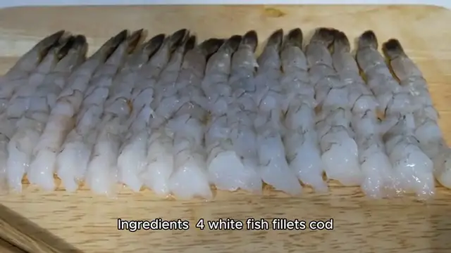 Video thumbnail for white fish recipe