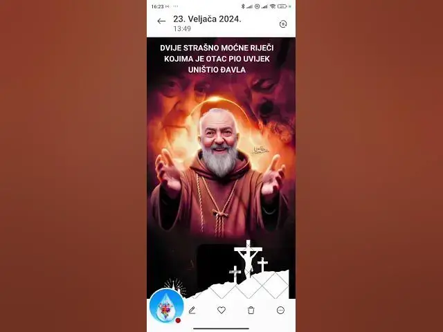Video thumbnail for Dvije strašno moćne riječi, kojima je otac Pio uvijek uništio đavla