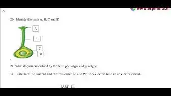 Video thumbnail for 10th Science Quarterly Model Question Paper 2019-20 | Tirunelveli District | English Medium