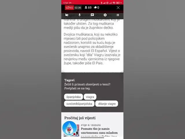 Video thumbnail for Svećenik u  Špankolskoj uhićen zbog prodaje viagre i afodizijaka