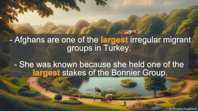 Video thumbnail for Largest In Sentences - Examples Of Largest In Sentences