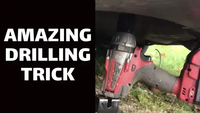 Video thumbnail for SIMPLE AMAZING DRILLING TRICK: Save Your Arm With a Car Jack