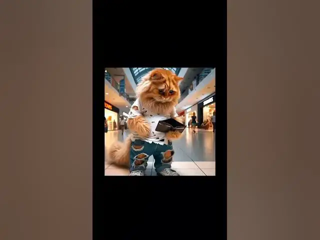 Video thumbnail for Cat store sad face 😞 and daddy is sote prise #cat #kucing #cute #kitten #subscribe #kittty