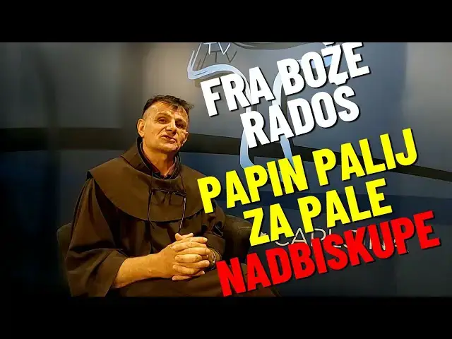 Video thumbnail for Fra Bože Radoš - PAPIN palij za pale NADBISKUPE