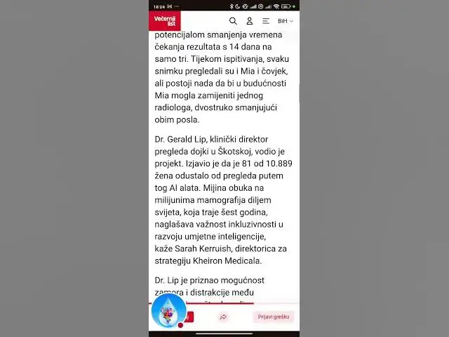 Video thumbnail for Umjetna inteligencija uočila rak dojke koji je promaknuo liječnicima