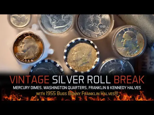 'Video thumbnail for Unbelivable Vintage Silver Coin Roll Break. Silver Coins Worth Money #silver #coincollecting'