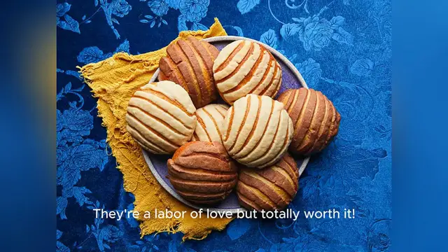 Video thumbnail for concha recipe