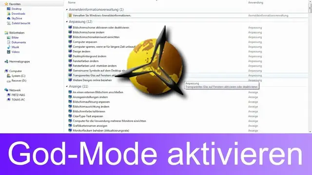 Video thumbnail for Godmode (Gott Modus) für Windows 7 / 8 aktivieren