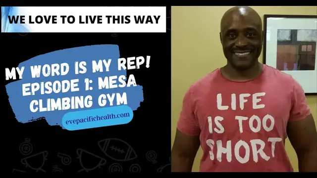 Video thumbnail for My Word is My REP! Episode 1: Mesa Climbing Gym 5 7 22