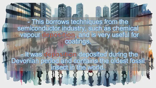Video thumbnail for Deposition In Sentences - Example Of Deposition In Sentences - How To Use Deposition In Sentences