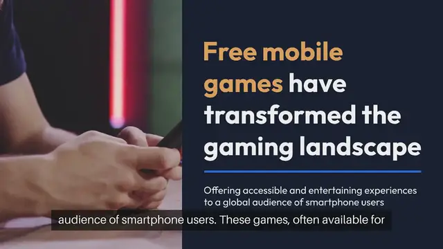 'Video thumbnail for Free Mobile Games'