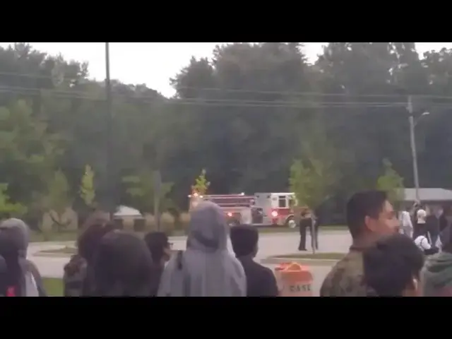 Video thumbnail for School Fire Alarm Goes Off In Middle Of Interview