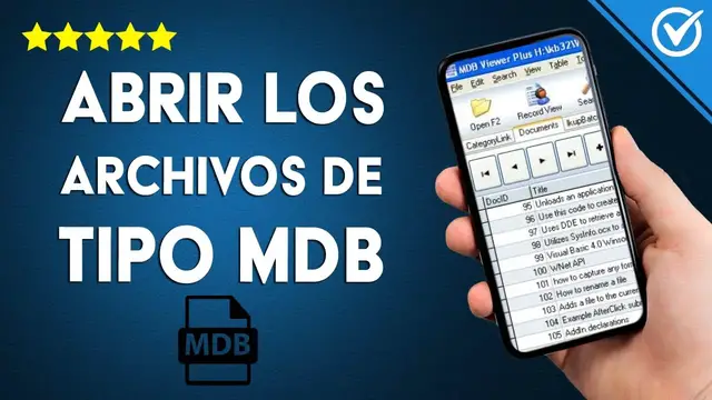Video thumbnail for ¿Cómo abrir los archivos de tipo MDB? - Características y funciones