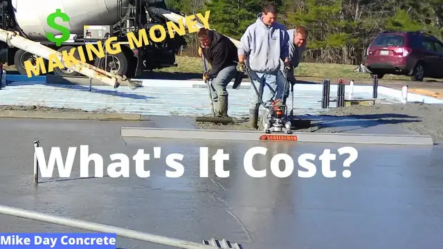 Video thumbnail for Insulated Concrete Slab for a House 60' X 32'  (What's it Cost?)