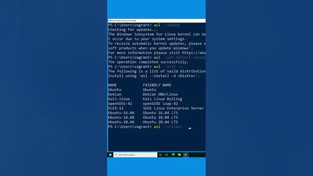 Video thumbnail for #shorts (Solved) Windows 10 Error 0x80370102 WSL Windows Subsystem for Linux Ansible Troubleshooting