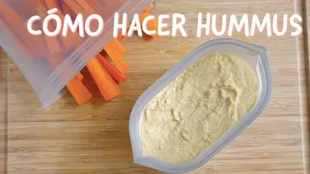 Video thumbnail for Cómo hacer Hummus Casero