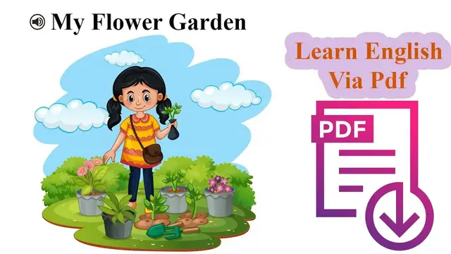 Video thumbnail for Learn English Via Listening | Beginner  Level | Lesson 3. My Flower Garden