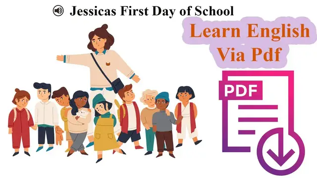 Video thumbnail for Learn English Via Listening | Beginner  Level | Lesson 2. Jessicas First Day of School