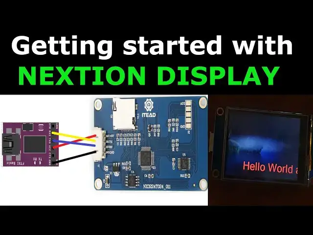 Video thumbnail for Getting started with Nextion Display