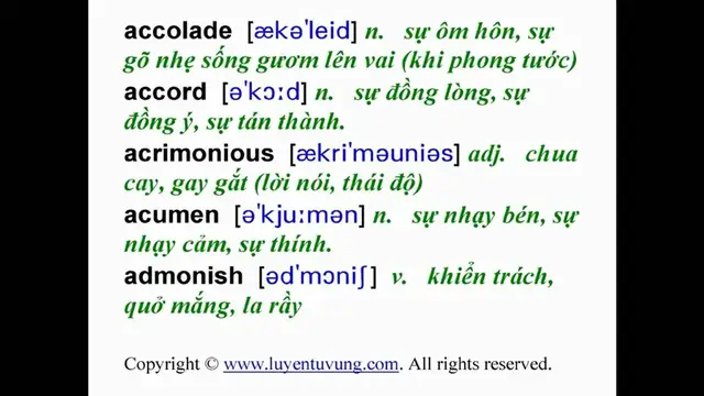 Video thumbnail for Essential Words for the TOEFL - Lesson 01