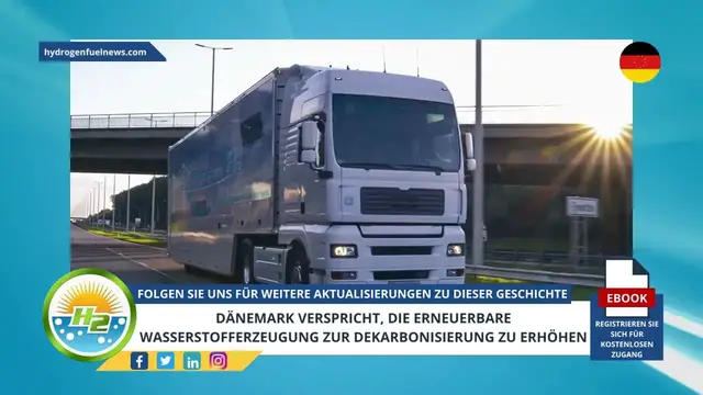 Video thumbnail for [German] Denmark pledges to increase renewable hydrogen production for decarbonization