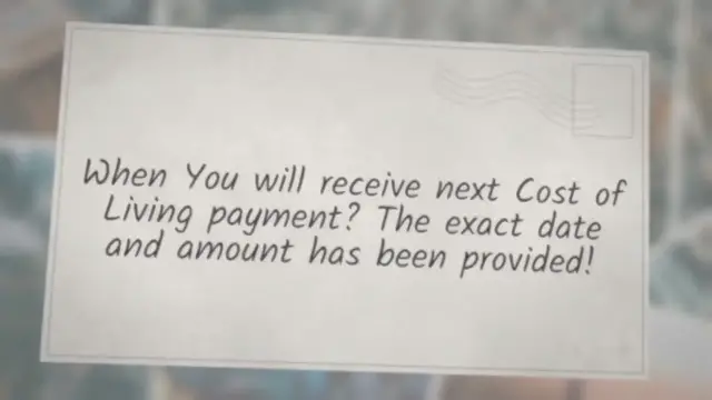 'Video thumbnail for When You will receive next Cost of Living payment? The exact date and amount has been provided!'