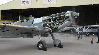 Video thumbnail for Supermarine Spitfire MH603  First Engine Run