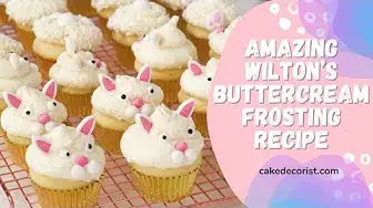 Video thumbnail for Amazing Wilton’s Buttercream Frosting Recipe