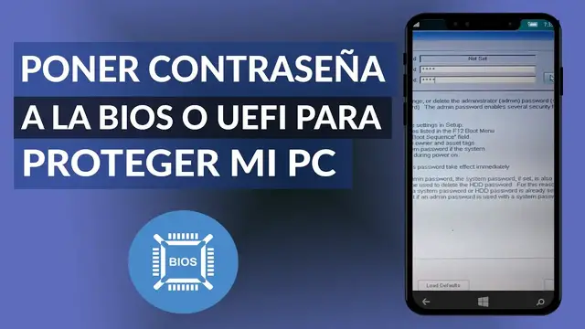 Video thumbnail for Cómo poner CONTRASEÑA a la BIOS o UEFI para proteger mi PC - Paso a paso