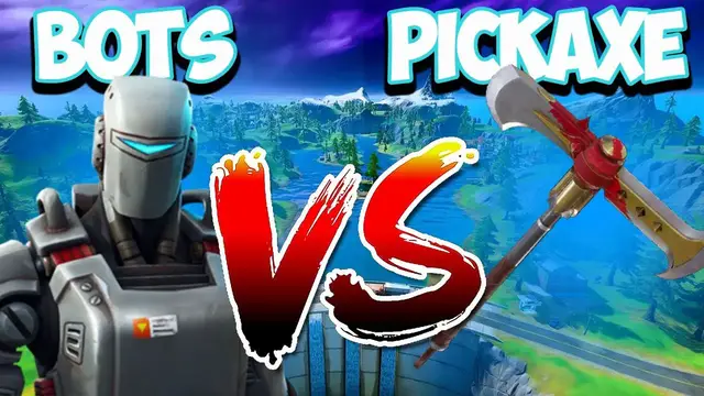 Video thumbnail for Fortnite Bot Lobby CHALLENGE: Pickaxe ONLY!