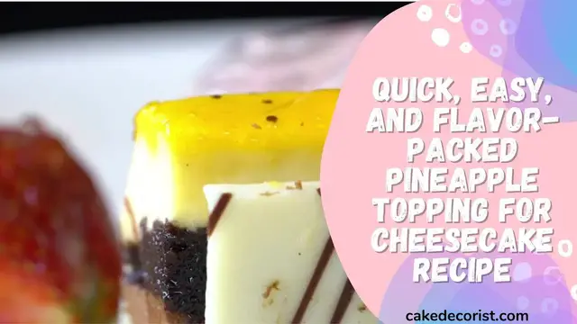 Video thumbnail for Quick, Easy, and Flavor packed Pineapple Topping For Cheesecake Recipe