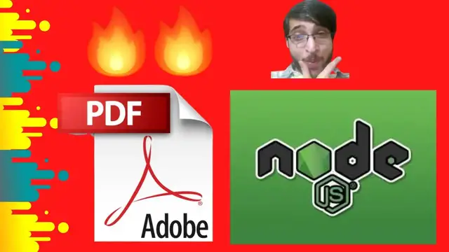 Video thumbnail for How to Create PDF File with Text and Images in Node.js Using Hummus Recipe Library