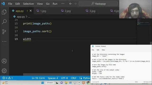 Video thumbnail for Python 3 OpenCV Script to Create Video From Images With Custom FPS & Duration in Command Line