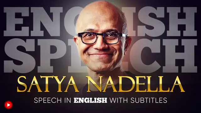 Video thumbnail for ENGLISH SPEECH | SATYA NADELLA: Importance of Education (English Subtitles)