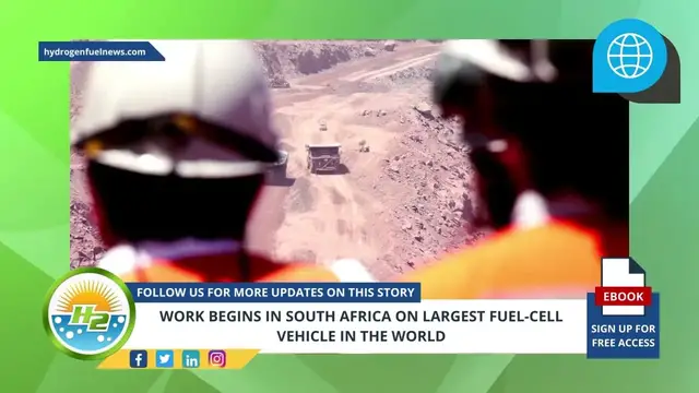 Video thumbnail for WORK BEGINS IN SOUTH AFRICA ON LARGEST FUEL CELL VEHICLE IN THE WORLD