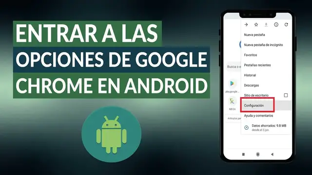 Video thumbnail for ¿Cómo entrar a las opciones de internet de GOOGLE CHROME en Android?