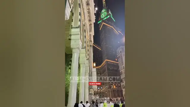 Video thumbnail for Azan in Makkah 🥀🕋 ||#shorts