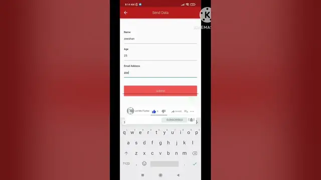 'Video thumbnail for Flutter Firebase CRUD App #flutterapp #fluttercrudapp #flutterdeveloper'