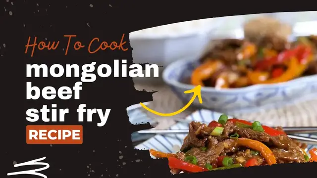 Video thumbnail for mongolian beef stir fry recipe