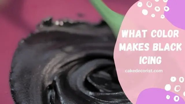 Video thumbnail for What Color Makes Black Icing