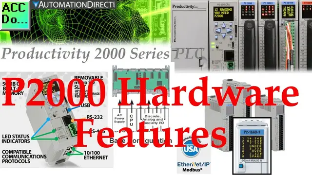 Video thumbnail for Productivity 2000 Series PLC - P2000 Hardware Features