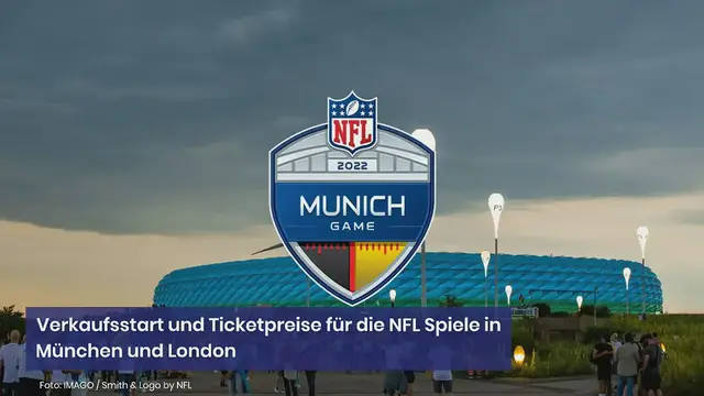 Video thumbnail for Verkaufsstart und Ticketpreise für die NFL Spiele in München und London