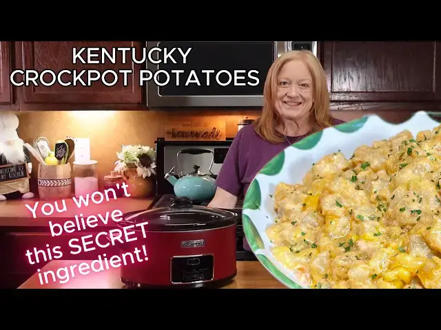 Video thumbnail for KENTUCKY CROCKPOT POTATOES A Delicious Side Dish with A Secret Ingredient