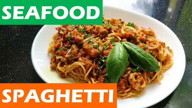Video thumbnail for Spaghetti Seafood