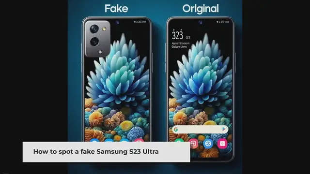 'Video thumbnail for How to Spot a Fake Samsung S23 Ultra'