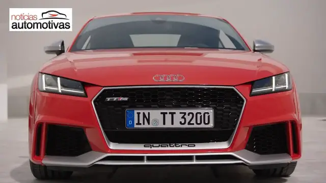 Video thumbnail for Audi TT RS 2017 (Coupe e Roadster) - NoticiasAutomotivas.com.br