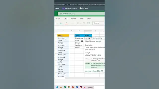 'Video thumbnail for Count Unique Values in Excel'