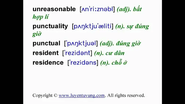 Video thumbnail for Learn English Vocabulary - Grade 11 - Unit 09 - Lesson 04